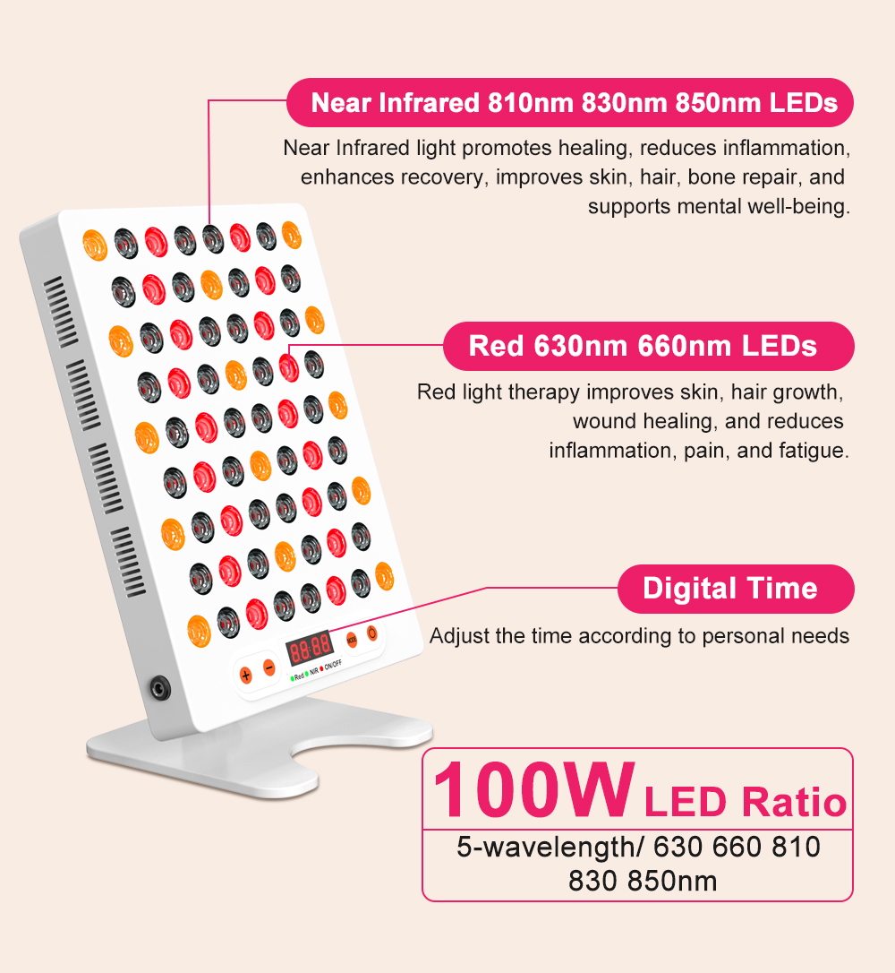 340W Flexible Slim Red Light Panel